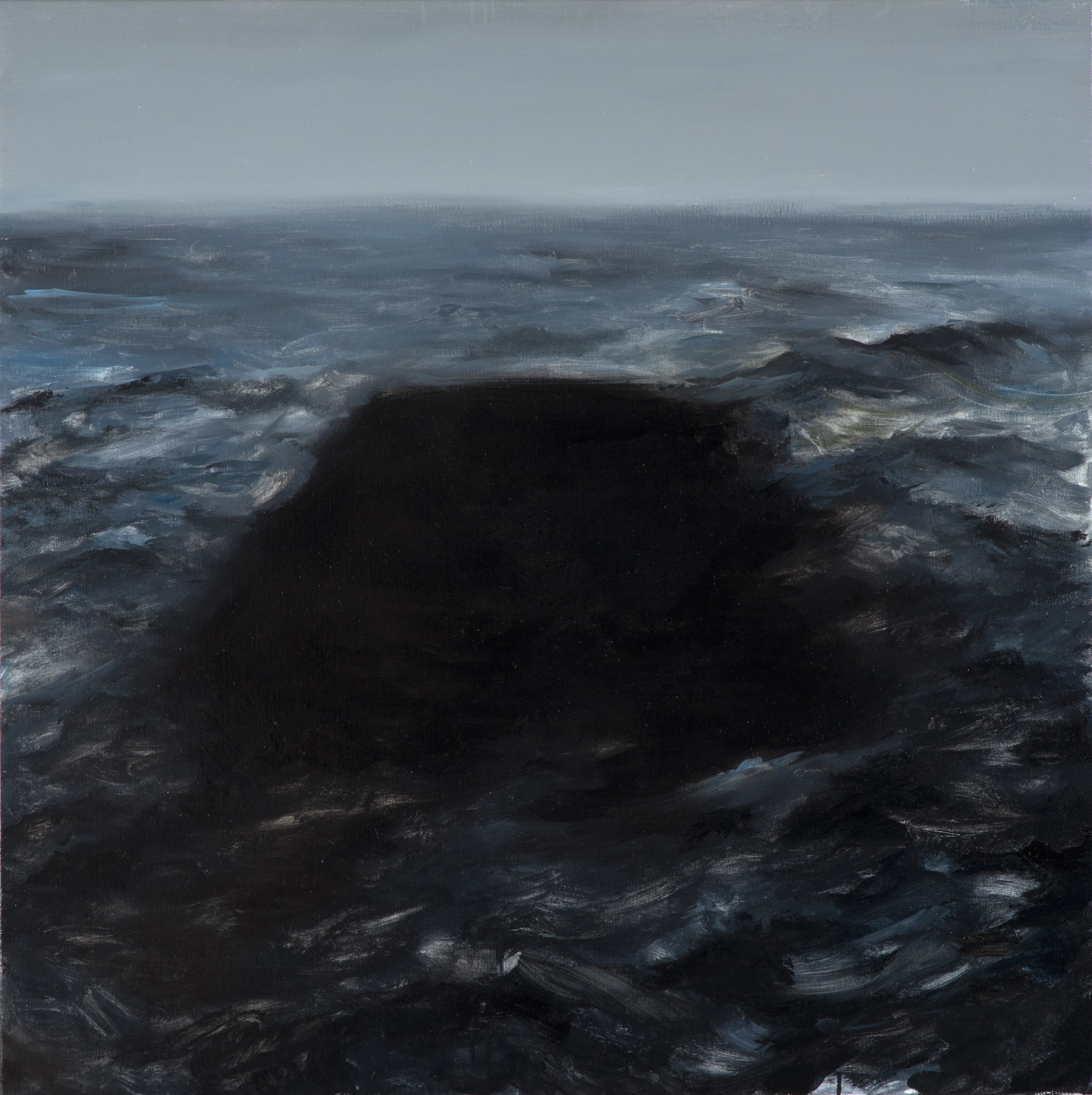 Maremortum I, 2016, óleo sobre lienzo, 100 × 100 cm