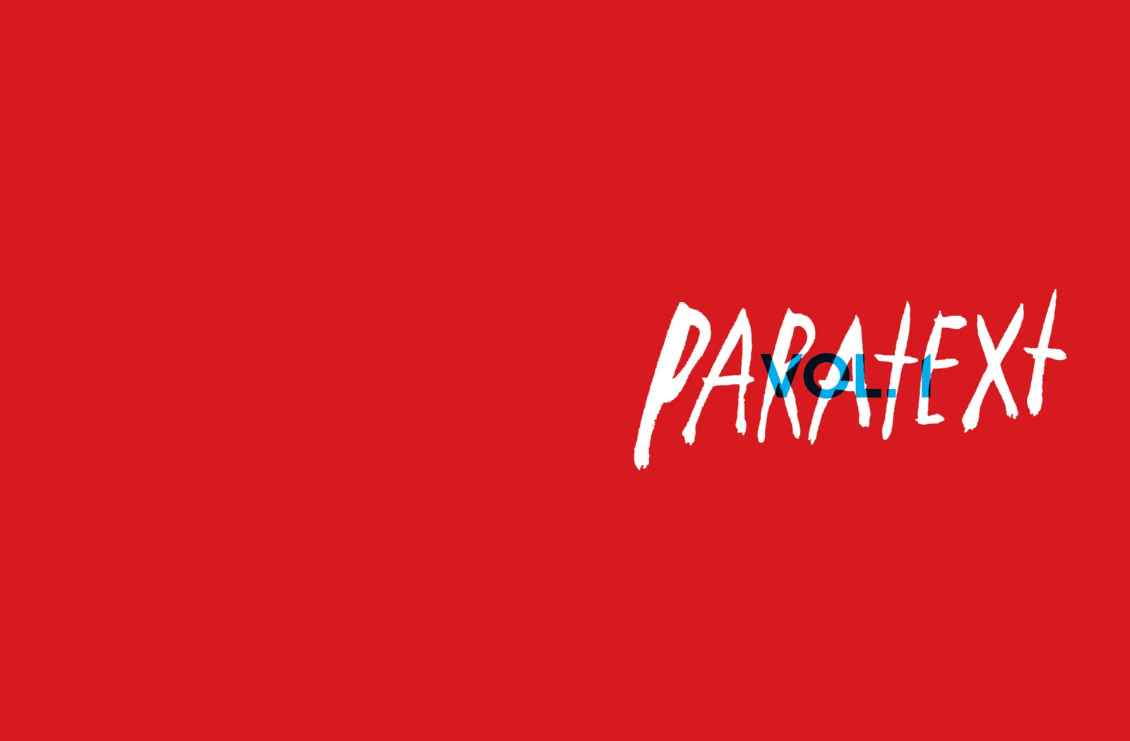 Paratext vol. 1 (Hangar, 2016)